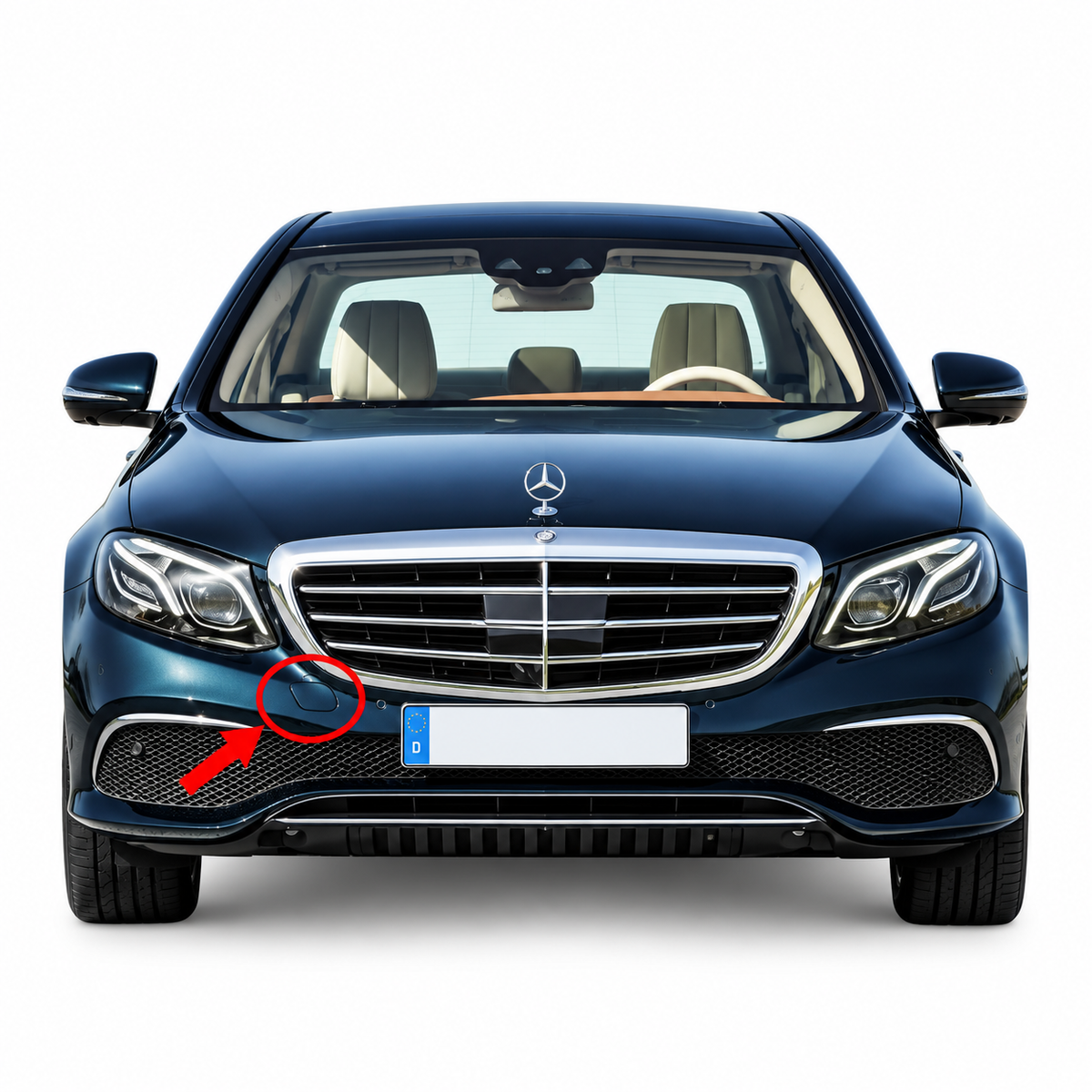 Mercedes-Benz E-Class W213 Exclusive pre-facelift 2017-2020 капаче за кука за теглене