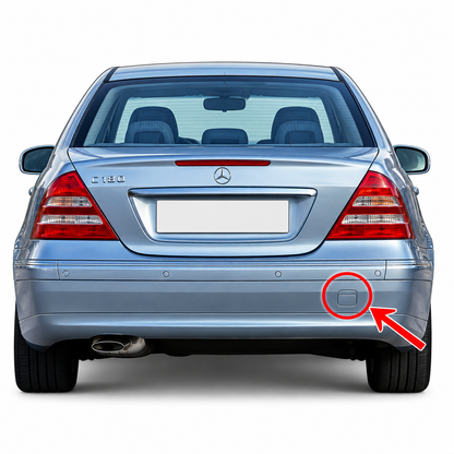 Mercedes-Benz C-Class W203 Sedan Avantgarde pre-facelift / facelift 2000-2007 капаче за кука за теглене
