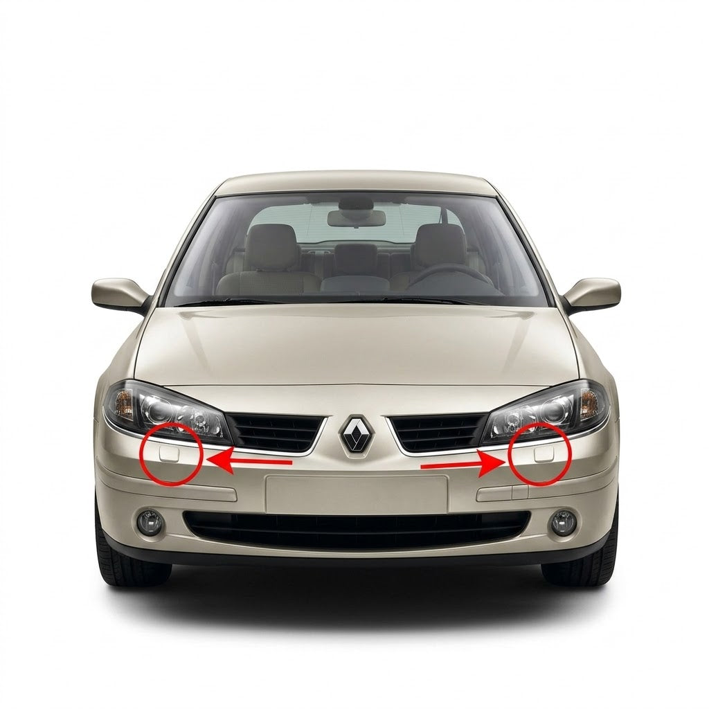Renault Laguna MK2 Pre-Facelift 2001-2005 капачета за пръскалки на фарове
