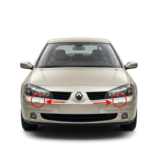 Renault Laguna MK2 Phase 2 Facelift 2005–2007 капачета за пръскалки на фарове