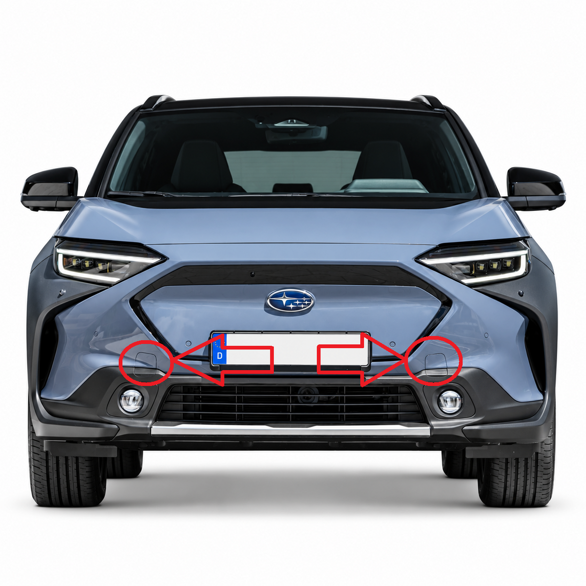 Subaru Solterra XEAM10 / YEAM15 pre-facelift 2022-2025 капаче за кука за теглене