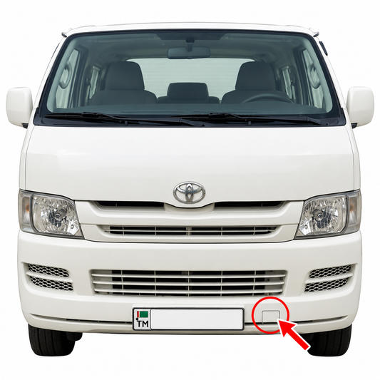Toyota Hiace V H200 Narrow Body pre-facelift 2004-2010 капаче за кука за теглене