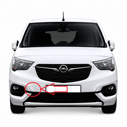 Opel Combo E pre-facelift 2018-2023 капаче за кука за теглене