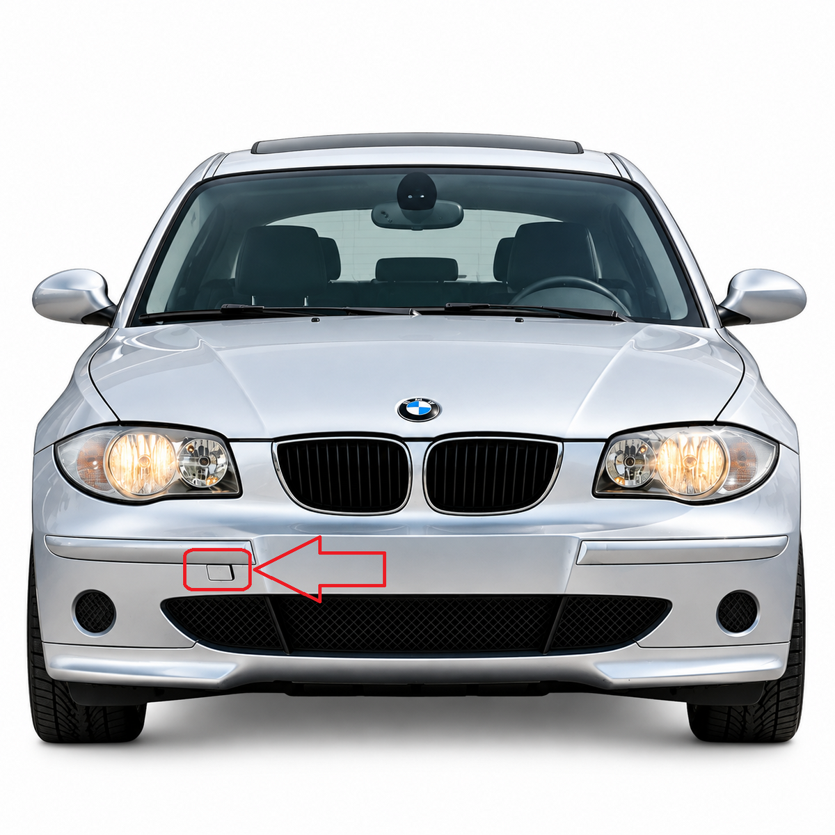 BMW 1 Series E81 / E87 facelift 2007-2012 капаче за кука за теглене