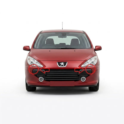 Peugeot 307 Facelift 2005-2008 капачета за пръскалки на фарове