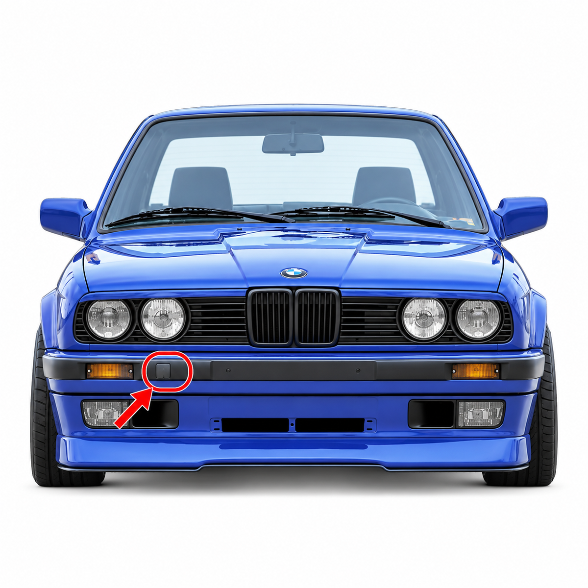 BMW 3 Series E30 facelift 1987-1994 капаче за кука за теглене