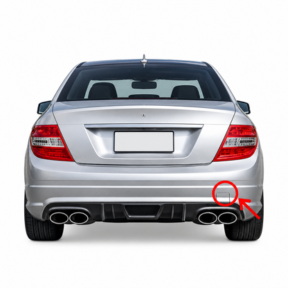 Mercedes-Benz C63 AMG W204 pre-facelift 2007-2010 капаче за кука за теглене