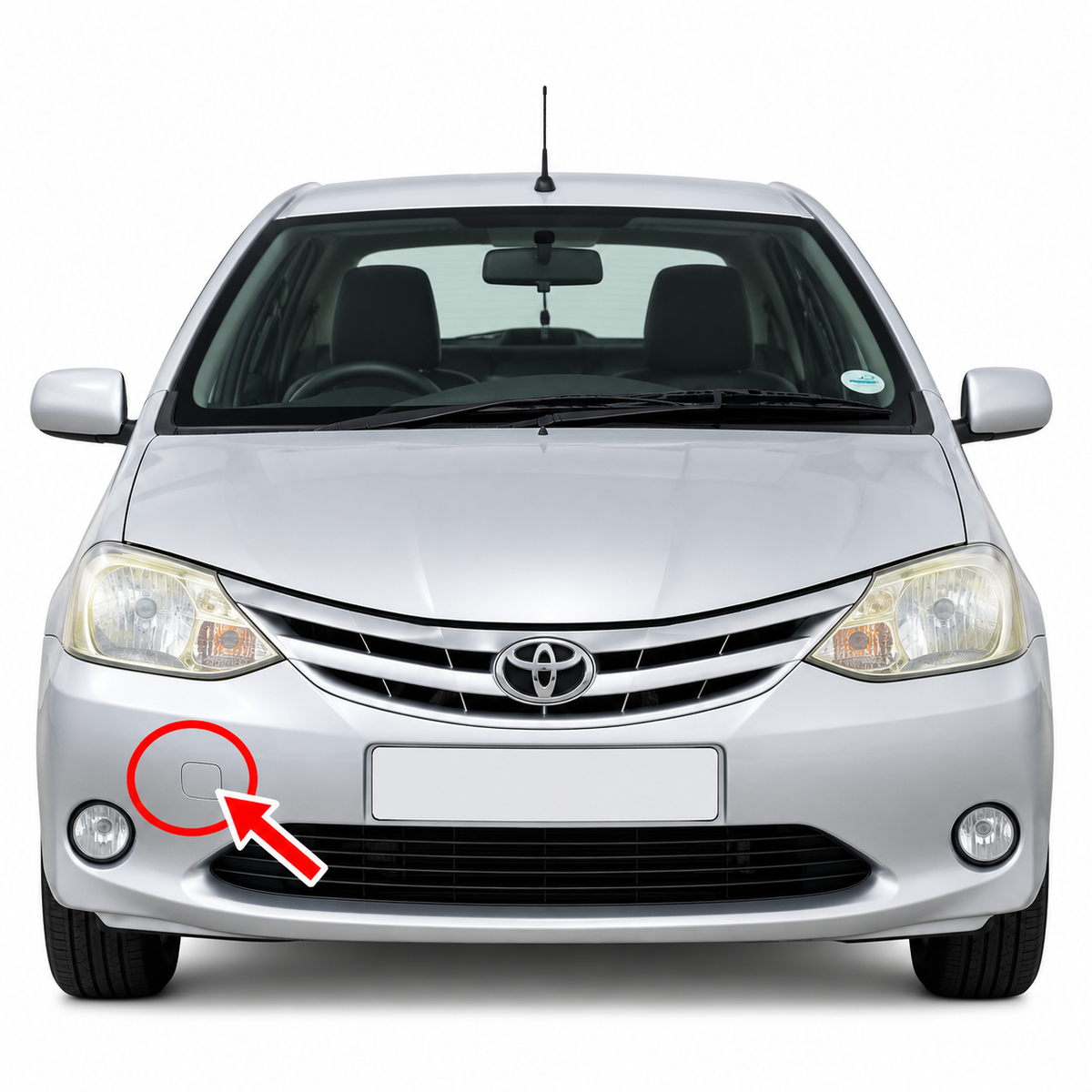 Toyota Etios I AK10 Sedan pre-facelift 2012-2017 капаче за кука за теглене
