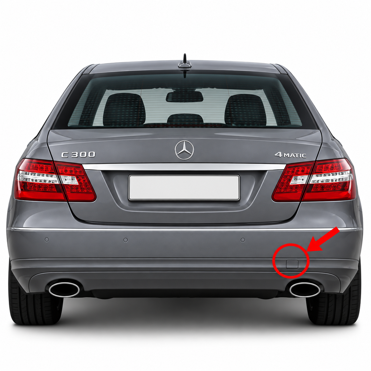 Mercedes-Benz E-Class W212 standard pre-facelift / facelift 2009-2016 капаче за кука за теглене