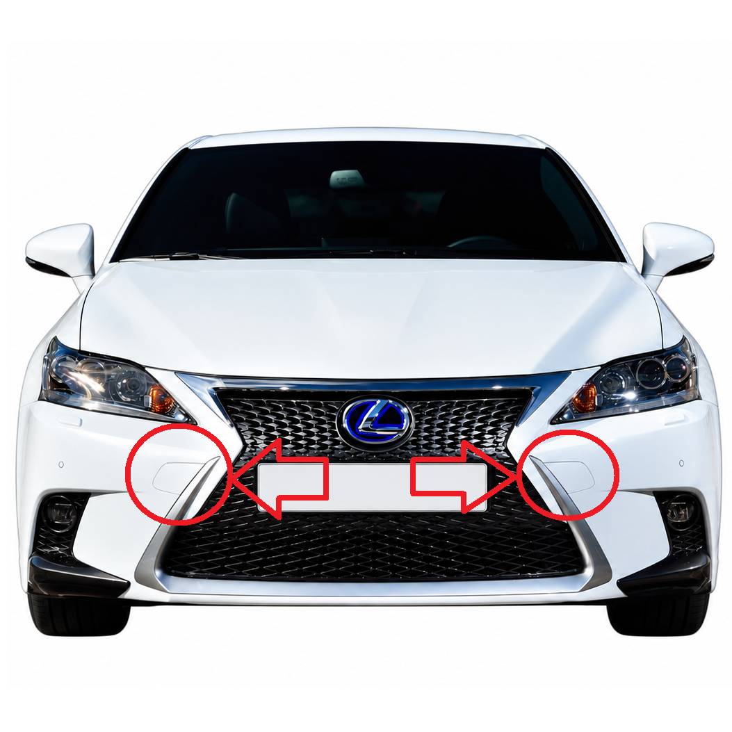 Lexus CT200h ZWA10 facelift 2013-2017 капаче за кука за теглене