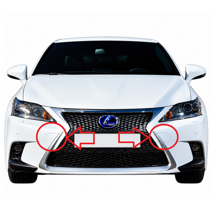 Lexus CT200h ZWA10 facelift 2013-2017 капаче за кука за теглене