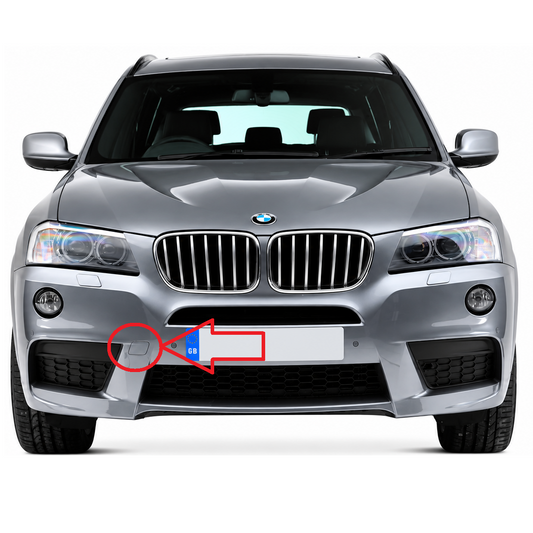 BMW X3 F25 M Sport pre-facelift 2011-2014 капаче за кука за теглене