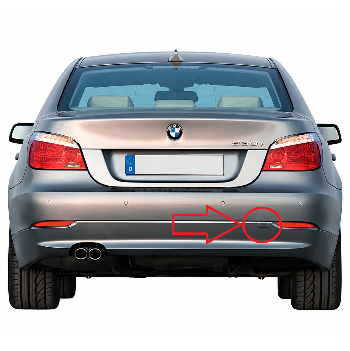 BMW 5 Series E60 Sedan facelift 2007-2009 капаче за кука за теглене