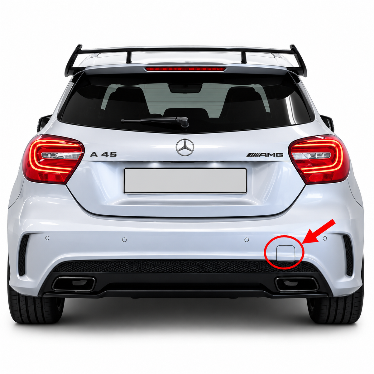 Mercedes-Benz A-Class W176 AMG styling pre-facelift / facelift 2012-2018 капаче за кука за теглене
