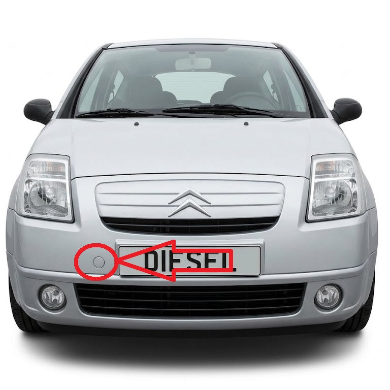 Citroën C2 pre-facelift 2003-2008 капаче за кука за теглене