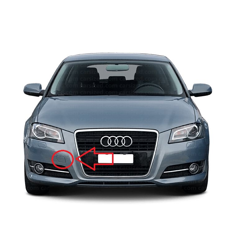 Audi A3 8P Facelift 2009-2013 капаче за кука за теглене