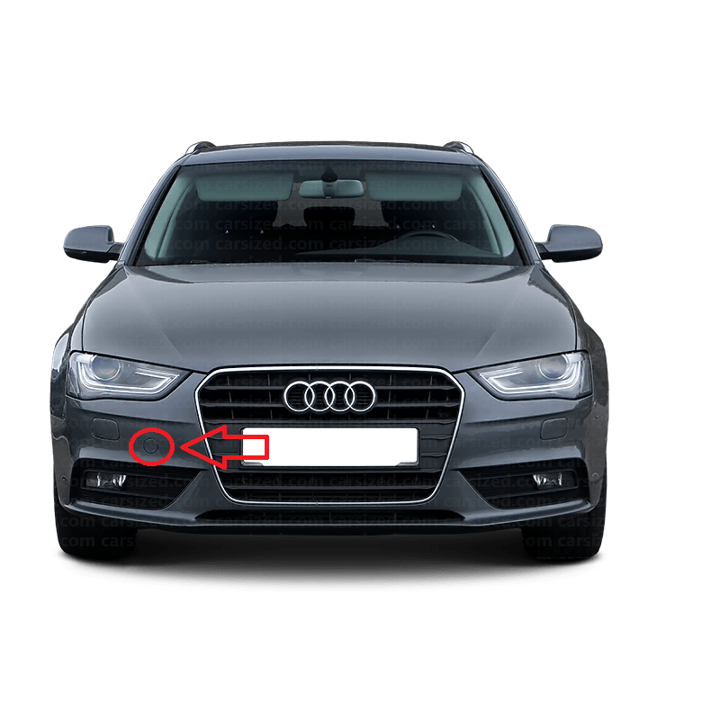 Audi A4 B8 pre-facelift 2008-2011 капаче за кука за теглене