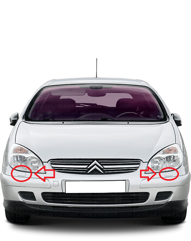 Citroen C5 Pre-Facelift 2001-2004 капачета за пръскалки на фарове