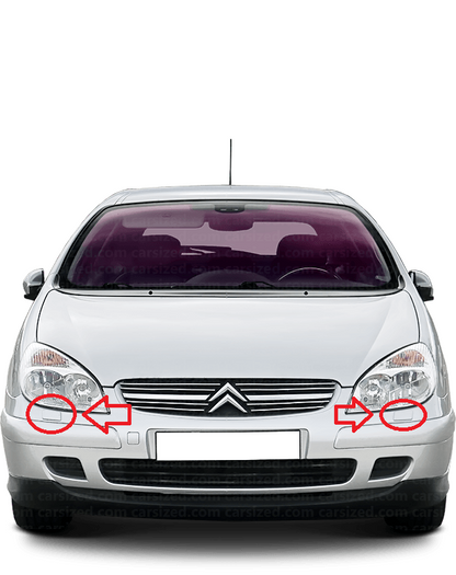 Citroen C5 Pre-Facelift 2001-2004 капачета за пръскалки на фарове
