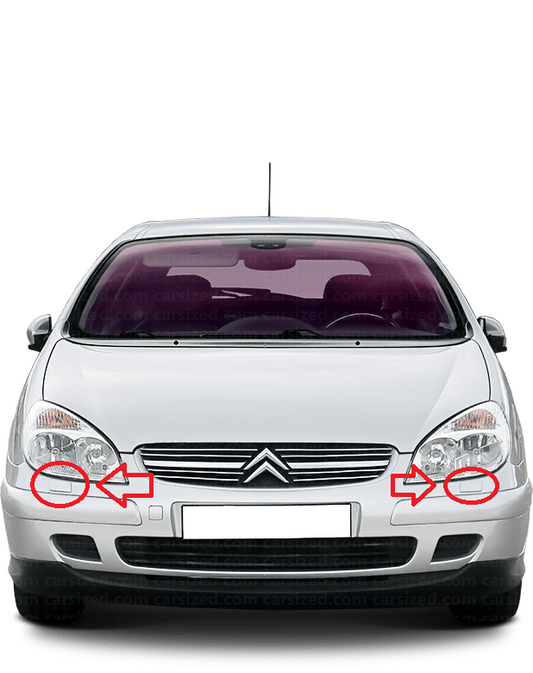 Citroen C5 Pre-Facelift 2001-2004 капачета за пръскалки на фарове