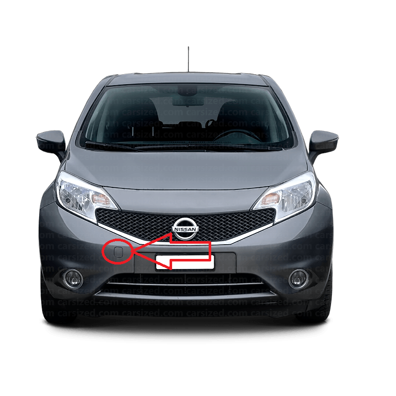 Nissan Note E12 e-POWER facelift 2016-2020 капаче за кука за теглене
