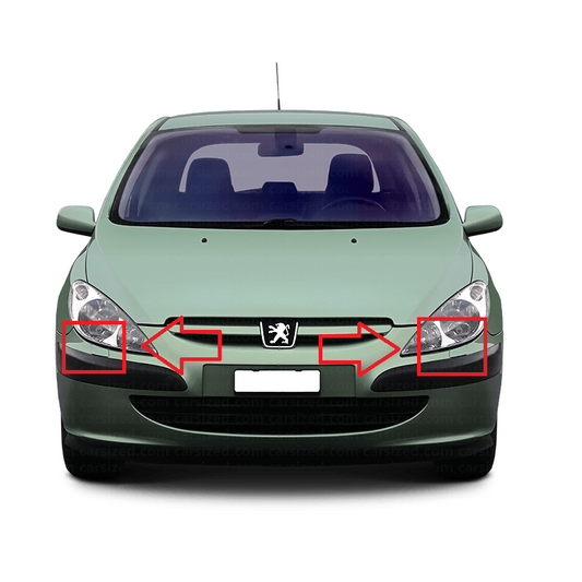 Peugeot 307 Pre-Facelift 2001-2005 капачета за пръскалки на фарове