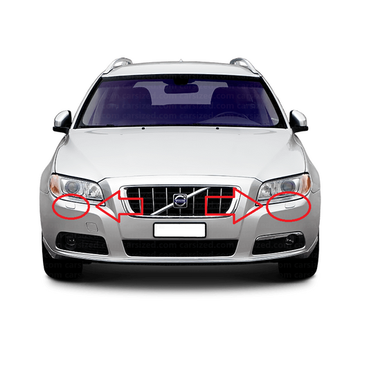 Volvo V70/XC70 pre-facelift 2007-2013 капачета за пръскалки на фарове