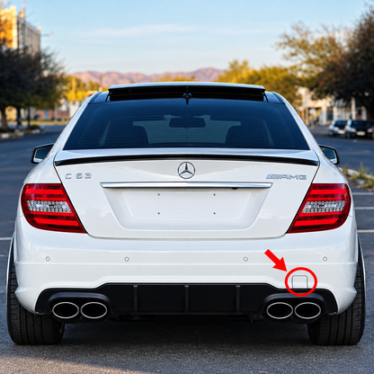 Mercedes-Benz C-Class W204 AMG pre-facelift 2007-2012 капаче за кука за теглене