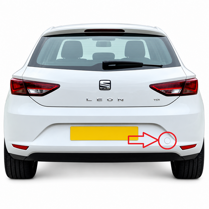 SEAT Leon III 5F pre-facelift 2012-2016 капаче за кука за теглене