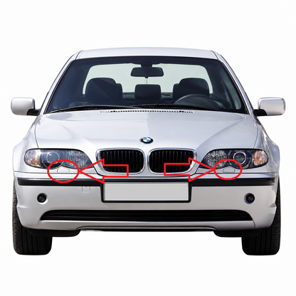 BMW E46 Facelift Sedan 2001-2005 капачета за пръскалки на фарове