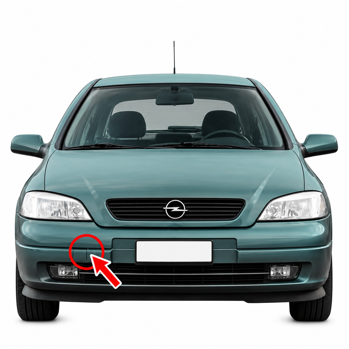 Opel Astra G pre-facelift / facelift 1998-2009 капаче за кука за теглене