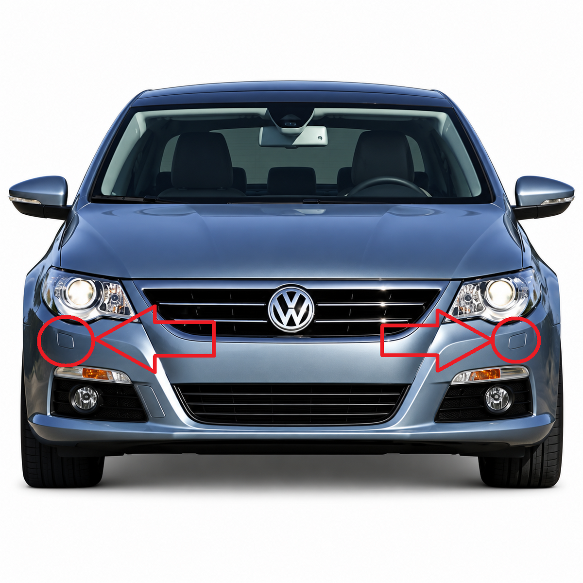 Volkswagen Passat CC 357 pre-facelift 2008-2012 капачета за пръскалки на фарове