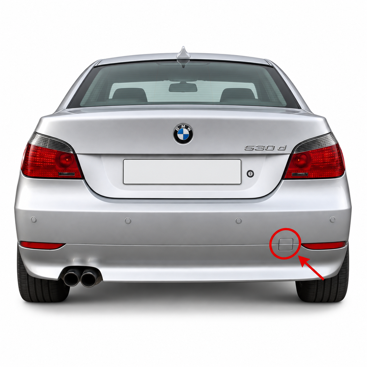 BMW 5 Series E60 / E61 pre-facelift 2003-2007 капаче за кука за теглене