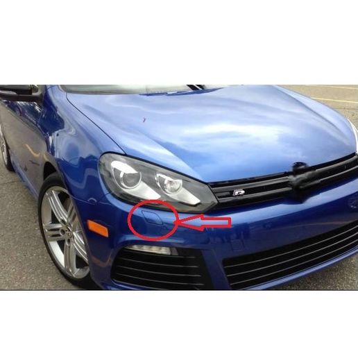 VW Golf MK6 R-line 2009-2013 капачета за пръскалки на фарове