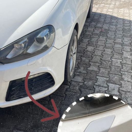 VW Golf 6 R 2009-2013 капачета за пръскалки на фарове