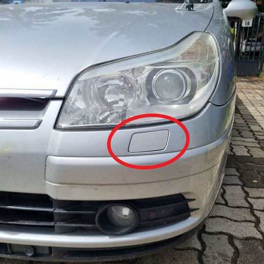 Citroen C5 Facelift 2004-2008 капачета за пръскалки на фарове