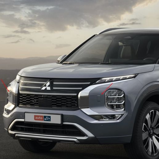Mitsubishi Outlander MK4 Pre-Facelift 2021-2025 капачета за пръскалки на фарове