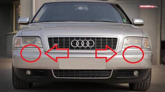 AUDI A8 D2 Facelift 1999-2002 капачета за пръскалки на фарове