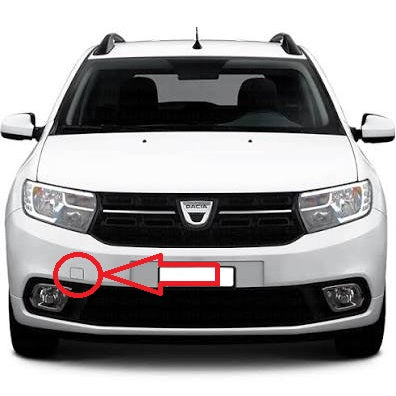 Dacia Logan II facelift 2016-2020 капаче за кука за теглене
