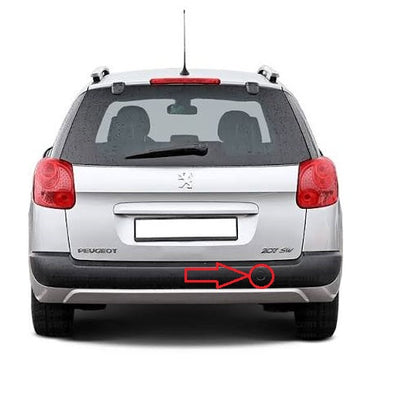 Peugeot 207 A7 SW Outdoor pre-facelift / facelift 2007-2013 капаче за кука за теглене