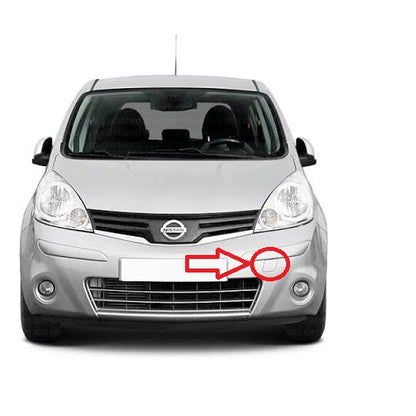 Nissan Note E11 facelift 2009-2013 капаче за кука за теглене