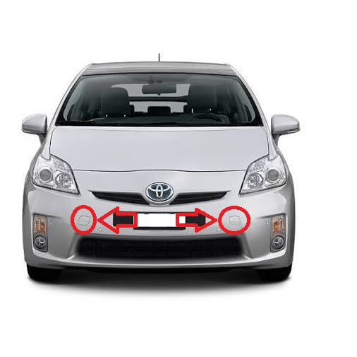 Toyota Prius III ZVW30 pre-facelift 2009-2011 капаче за кука за теглене