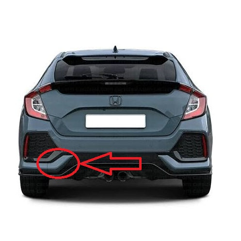 Honda Civic FK8 Type R 2017-2021 капаче за кука за теглене