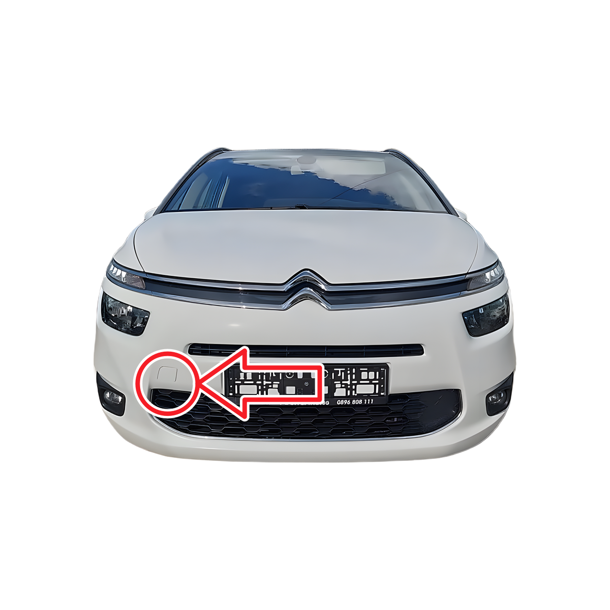 Citroen Grand C4 Picasso I / UA pre-facelift 2006-2010 капаче за кука за теглене