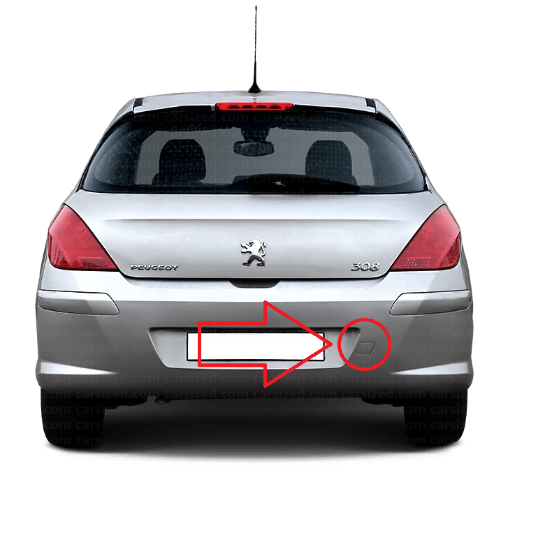 Peugeot 308 pre-facelift 2007-2011 капаче за кука за теглене