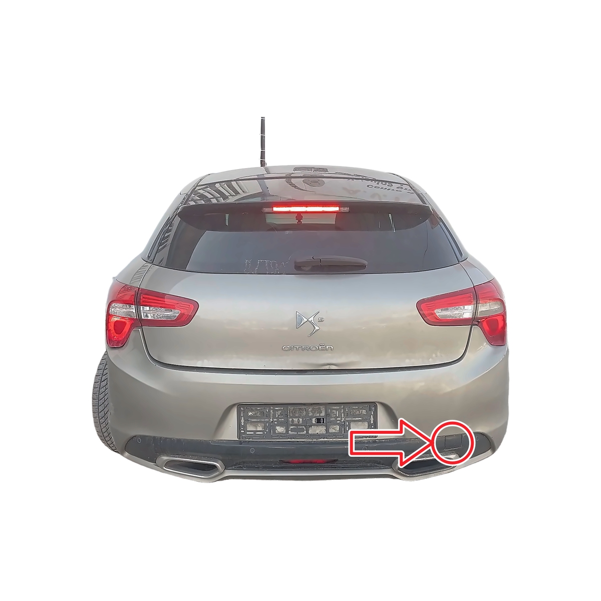 Citroen DS5 B81 pre-facelift 2011-2015 капаче за кука за теглене