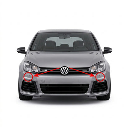 VW Golf 6 R 2009-2013 капачета за пръскалки на фарове