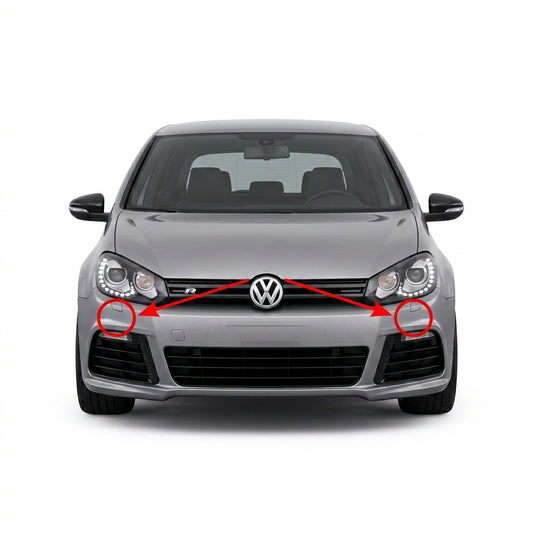 VW Golf 6 R 2009-2013 капачета за пръскалки на фарове
