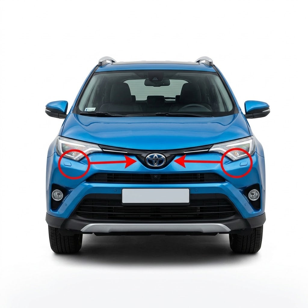 Toyota RAV4 XA40 Facelift 2015-2018 капачета за пръскалки на фарове