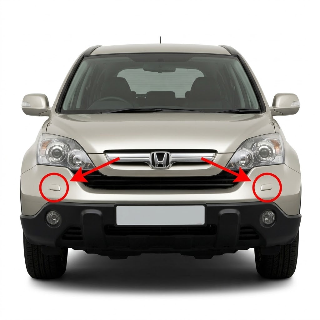 Honda CR-V Facelift/Pre-facelift 2010-2012 капачета за пръскалки на фарове
